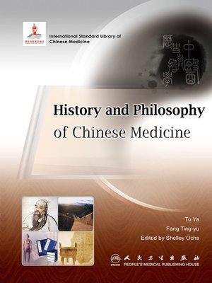 cover image of History and Philosophy of Chinese Medicine